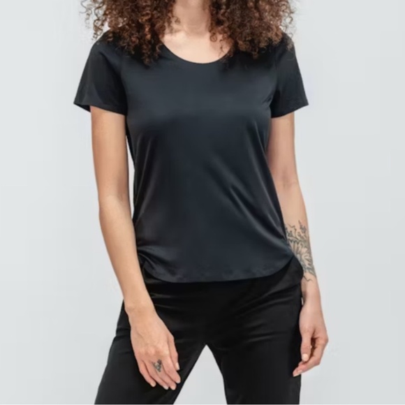 Ministry of Supply Black Luxe Touch Tee Size XXS New with Tag - Picture 1 of 14